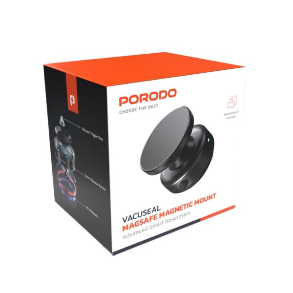 هولدر مگسیف وکیومی پرودو مدل PORODO VACUSEAL MAGSAFE MAGNETIC MOUNT AESRM - Image 2