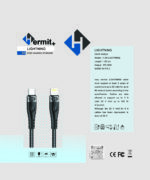 کابل ایفون Lightning کنفی برند +Hermit - Image 2