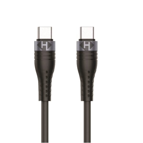 TC TC کابل ایفون و سامسونگ TYPE.C to TYPE.C کنفی برند +Hermit - Image 1